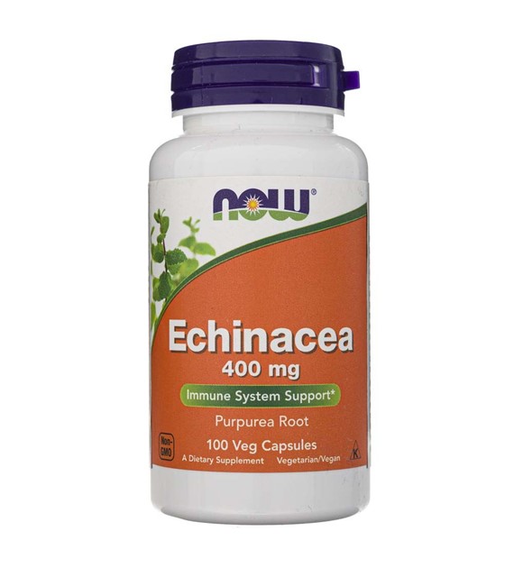 Now Foods Echinacea 400 mg - 100 pflanzliche Kapseln