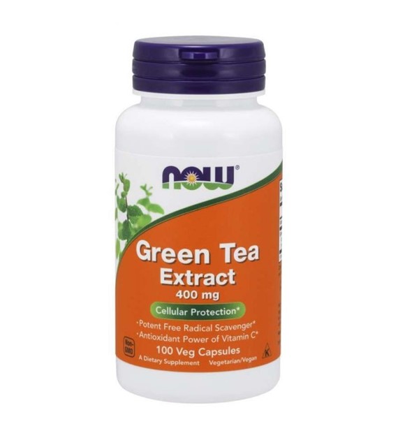 Now Foods Extrakt ze zeleného čaje 400 mg - 100 veg. kapslí