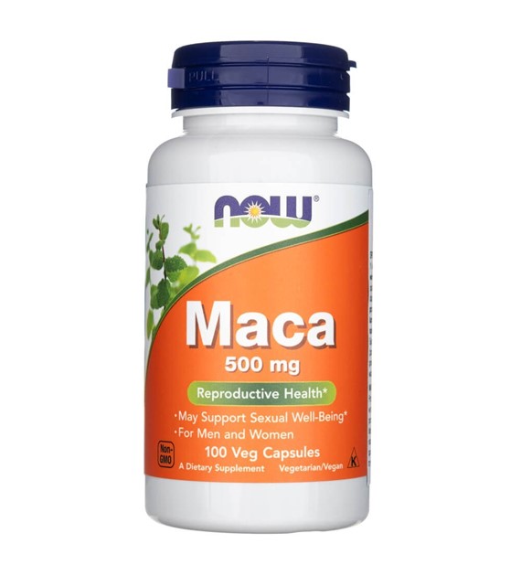 Now Foods Maca 500 mg - 100 Veg Capsules