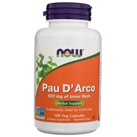 Now Foods Pau D'Arco 500 mg - 100 Veg Capsules