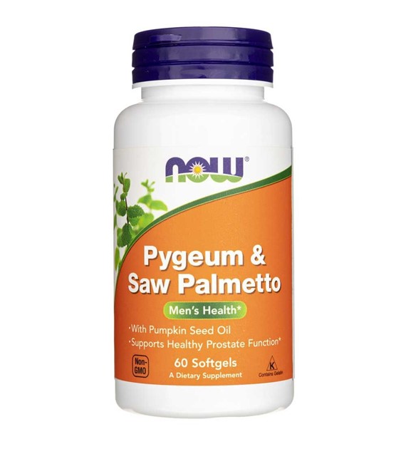 Now Foods Pygeum & Saw Palmetto - 60 měkkých gelů
