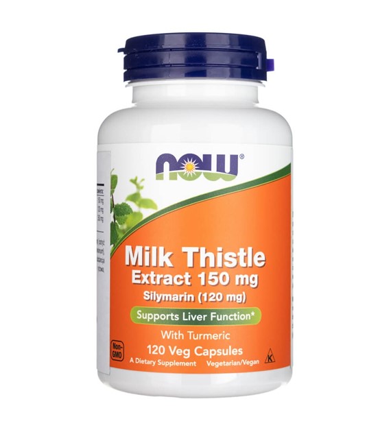 Now Foods Milk Thistle Extract 150 mg Silymarin (120 mg) - 120 Veg Capsules