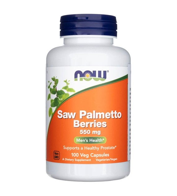 Now Foods Saw Palmetto Berries 550 mg - 100 Veg Capsules