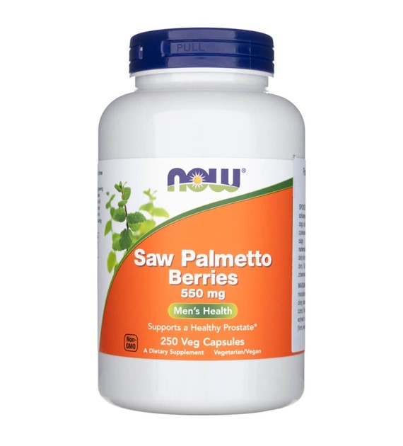 Now Foods Saw Palmetto Berries (Palma Sabałowa) 550 mg - 250 kapsułek
