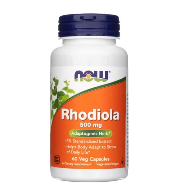 Now Foods Rhodiola 500 mg - 60 kapsułek