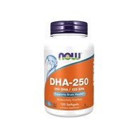 Now Foods DHA-250 rybí olej - 120 měkkých gelů