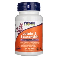 Now Foods Lutein a zeaxantin - 60 měkkých gelů