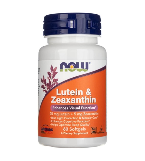 Now Foods Lutein a zeaxantin - 60 měkkých gelů