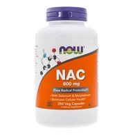 Now Foods NAC N-acetyl cystein 600 mg - 250 veg. kapslí