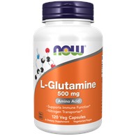 Now Foods L-Glutamin 500 mg - 120 veg. kapslí