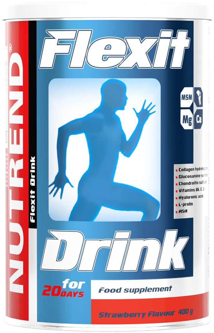 Nutrend Flexit Drink truskawkowy - 400 g
