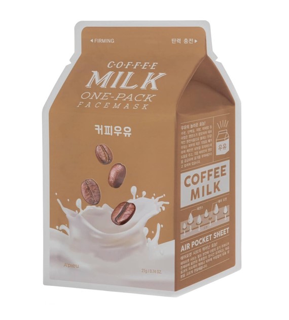 A'Pieu Coffee Milk One-Pack Face Mask - 21 g