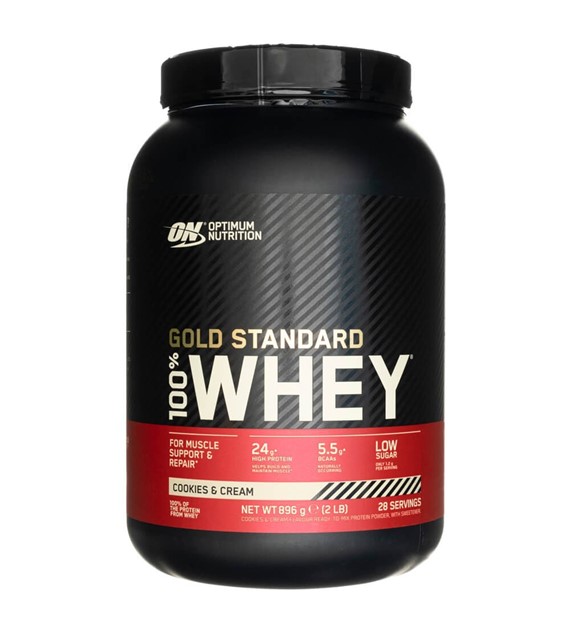 Optimum Nutrition Gold Standard 100% Whey Protein, ciastko z kremem - 896 g