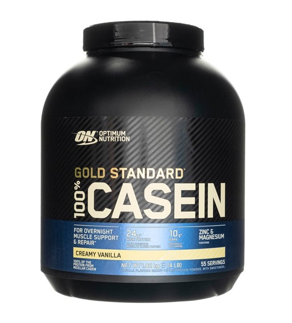 Optimum Nutrition Gold Standard 100% Casein Protein, kremowa wanilia - 1820 g