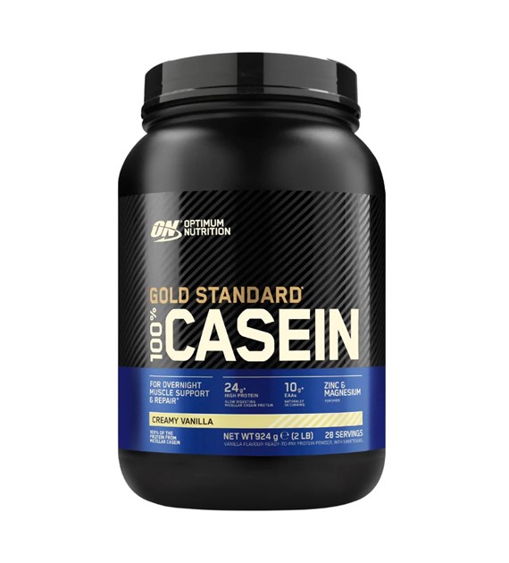 Optimum Nutrition Gold Standard 100% Casein Protein, kremowa wanilia - 924 g