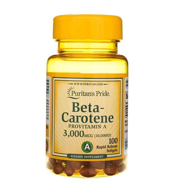 Puritan's Pride Beta-Carotene 10000 IU - 100 měkkých gelů