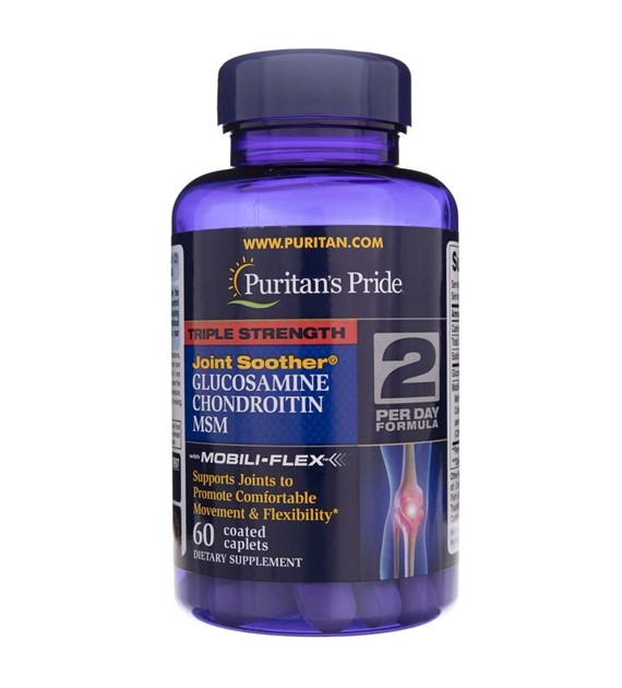 Puritan's Pride Glucosamin Chondroitin MSM - 60 Kapseln