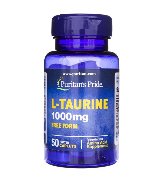 Puritan's Pride L-Tauryna 1000 mg - 50 tabletek