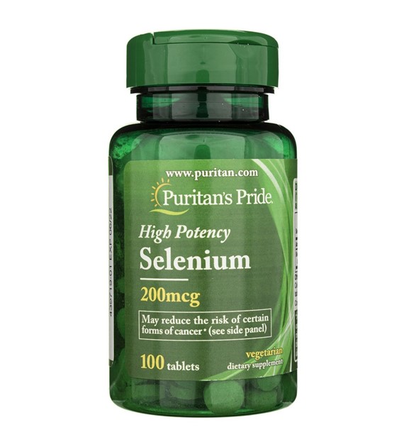 Puritan's Pride Selenium 200 mcg - 100 Tablets