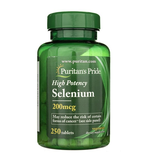 Puritan's Pride Selenium 200 mcg - 250 Tablets