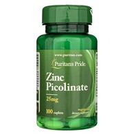 Puritan's Pride pikolinát zinečnatý 25 mg - 100 kapslí