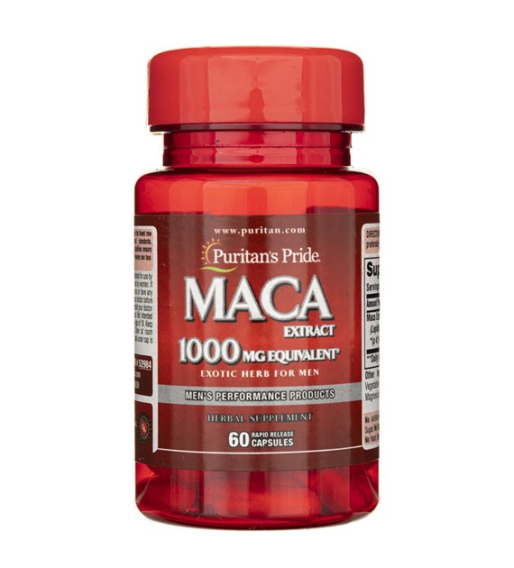 Puritan's Pride Maca 1000 mg - 60 kapslí