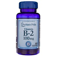 Puritan's Pride Vitamin B-2 (Riboflavin) 100 mg - 100 Tabletten