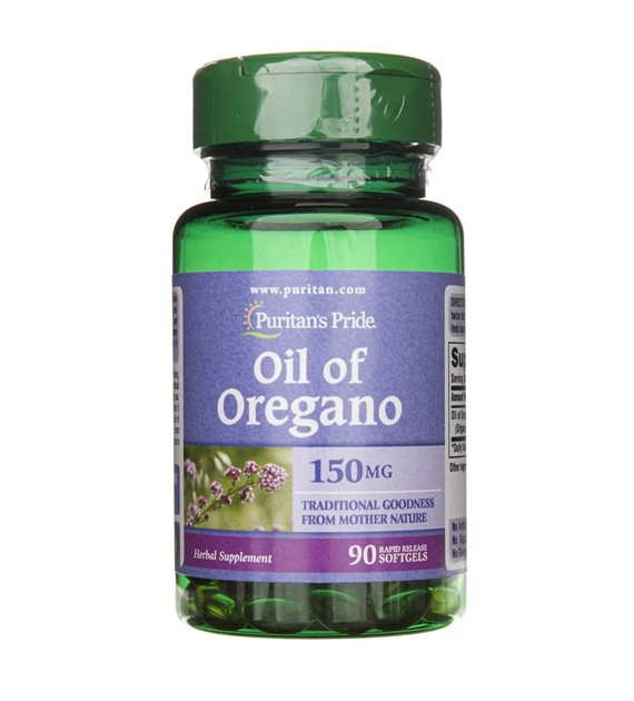 Puritan's Pride Oreganový olej 150 mg - 90 měkkých gelů