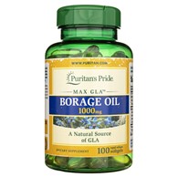 Puritan's Pride Borage Oil 1000 mg - 100 Softgels