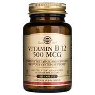 Solgar Vitamin B12 500 mcg - 100 Tabletten