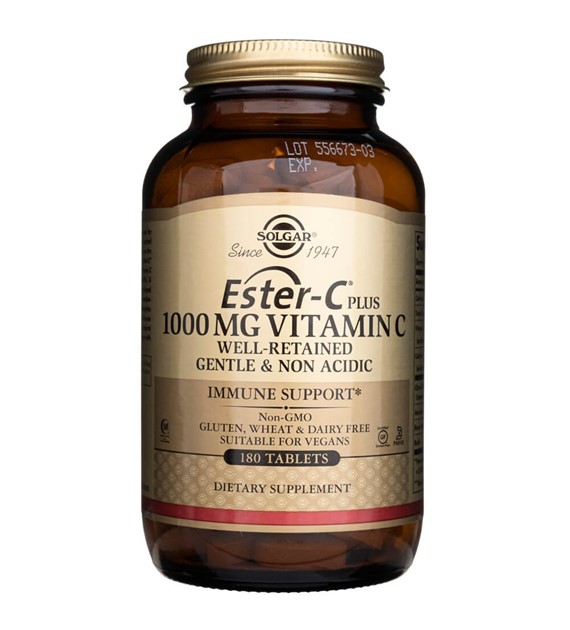 Solgar Ester C Plus – 1000 mg Witaminy C - 180 tabletek