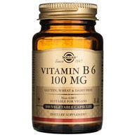 Solgar Vitamin B6 100 mg - 100 veg. kapslí