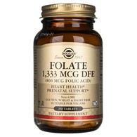 Solgar Folate 1,333 mcg DFE (800 mcg Folic Acid) - 250 Tablets