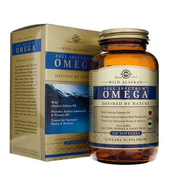 Solgar Wild Alaskan Full Spectrum™ Omega - 120 měkkých gelů