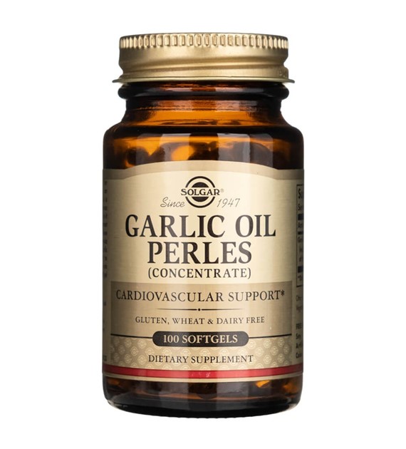 Solgar Česnekový olej Perles (se sníženým zápachem) - 100 měkkých gelů