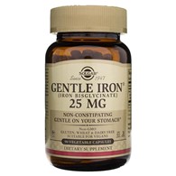 Solgar Gentle Iron, chelat aminokwasowy 25 mg - 90 kapsułek