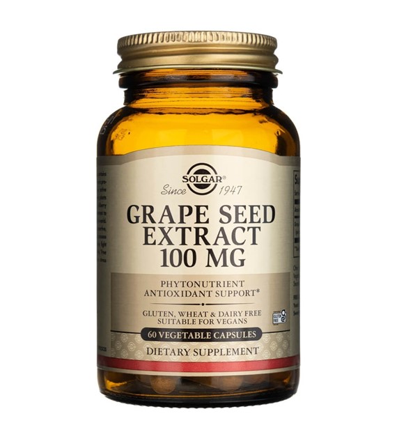 Solgar Grape Seed Extract 100 mg - 60 Veg Capsules