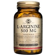 Solgar L-Arginin 500 mg - 100 pflanzliche Kapseln