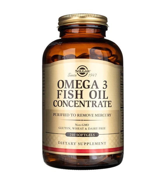 Solgar Omega-3 Fish Oil Concentrate - 240 Softgels