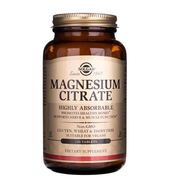 Solgar Magnesium Citrate (Magnesiumcitrat) - 120 Tabletten