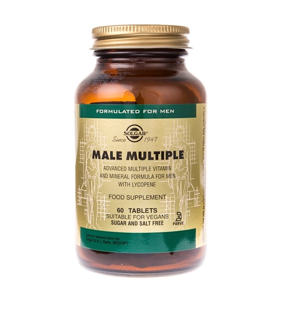 Solgar Male Multiple dla mężczyzn - 60 tabletek