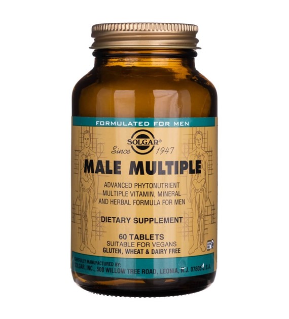 Solgar Male Multiple (witaminy i minerały dla mężczyzn) - 60 tabletek