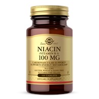 Solgar Niacin (Vitamin B3) 100 mg - 100 Tablets