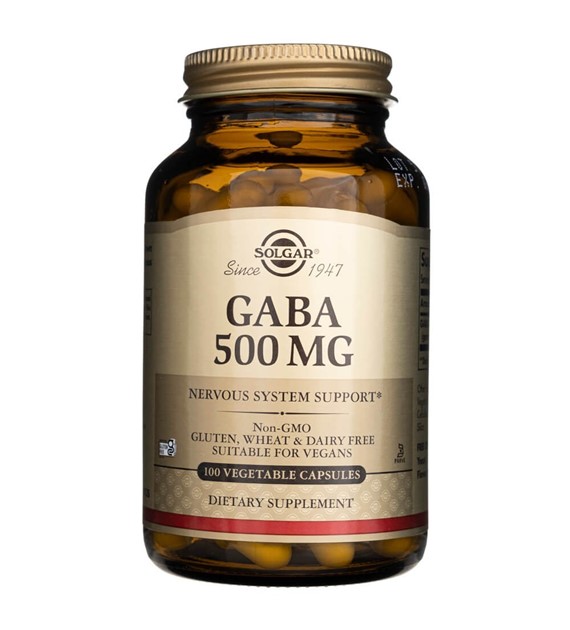Solgar GABA 500 mg - 100 Veg Capsules