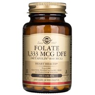 Solgar Folate 1333 mcg DFE (Metafolin® 800 mcg) - 100 Tablets