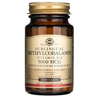 Solgar Sublingual Methylcobalamin (Vitamin B12) 5000 mcg - 30 Tablets