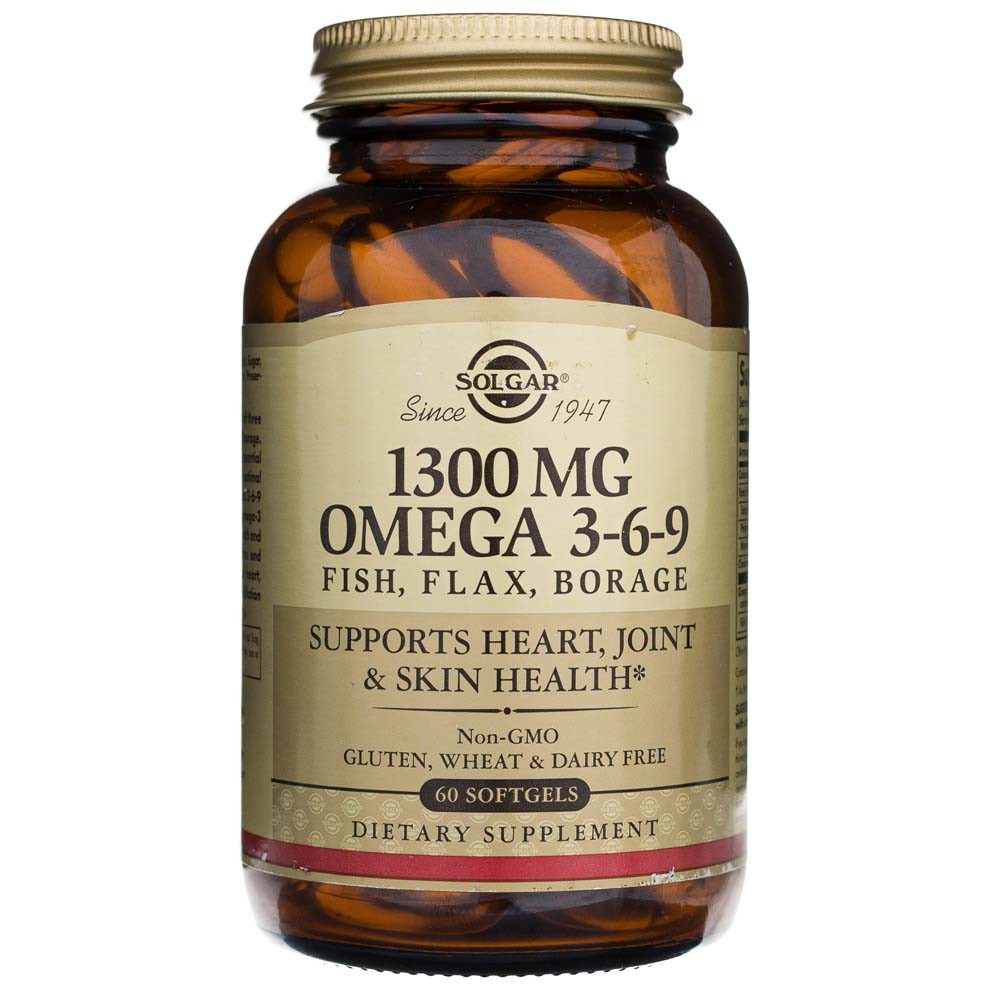 Solgar Omega 3-6-9 1300 mg - 60 Weichkapseln