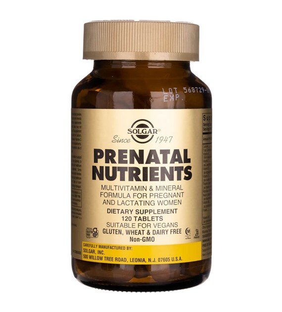 Solgar Prenatal Nutrients - 120 tablet