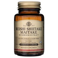 Solgar Reishi Shiitake Maitake Mushroom Extract - 50 Veg Capsules