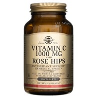Solgar Vitamin C 1000 mg with Rose Hips - 100 Tablets